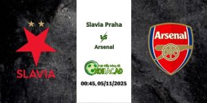 Nhận định Slavia vs Arsenal 00h45 05/11/2025
